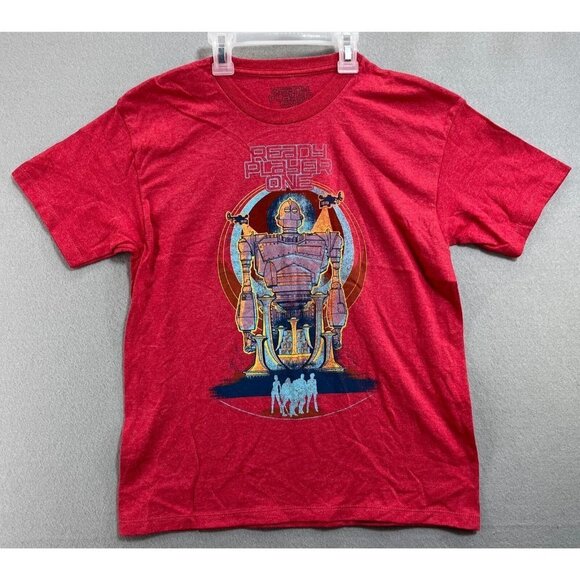Ready Player One Other - Ready Player One T-Shirt Adult Medium Red Men Women Tee Short Sleeve, Cotton